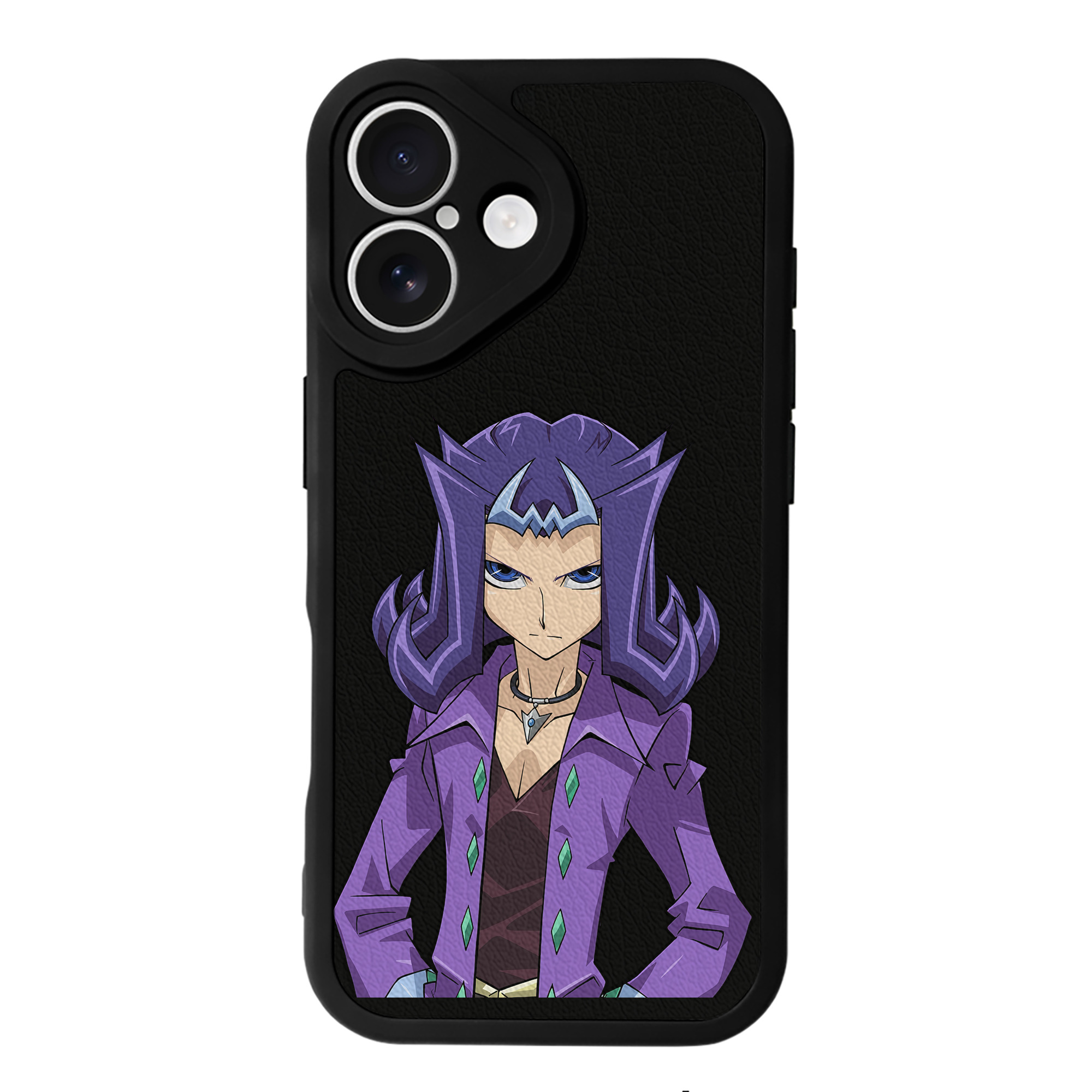 遊☆戯☆王 Yu-Gi-Oh! 【iPhone 16シリーズ対応】シリコンスマホケース（レザー調） 材質：シリコン